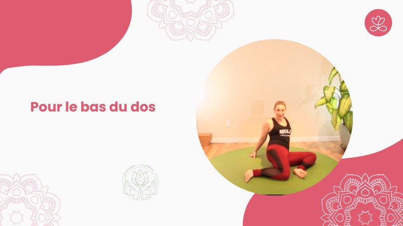 1. Pour le bas du dos avec Julie Cadorette